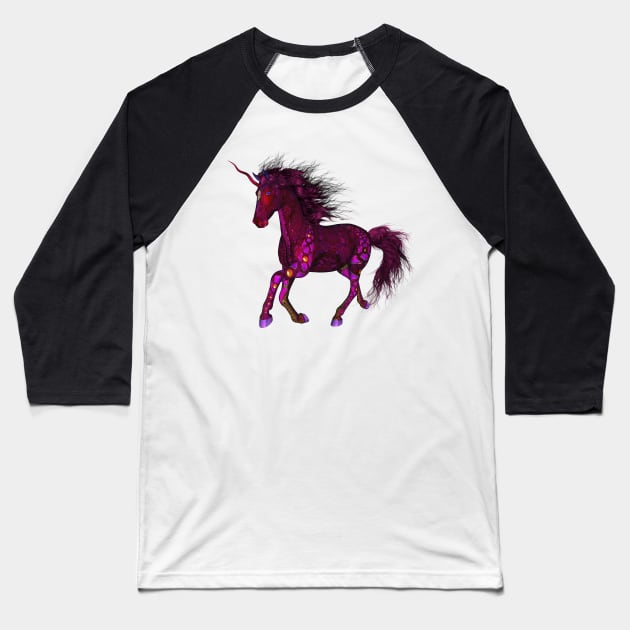 Wonderful unicorn in the sky Baseball T-Shirt by Nicky2342